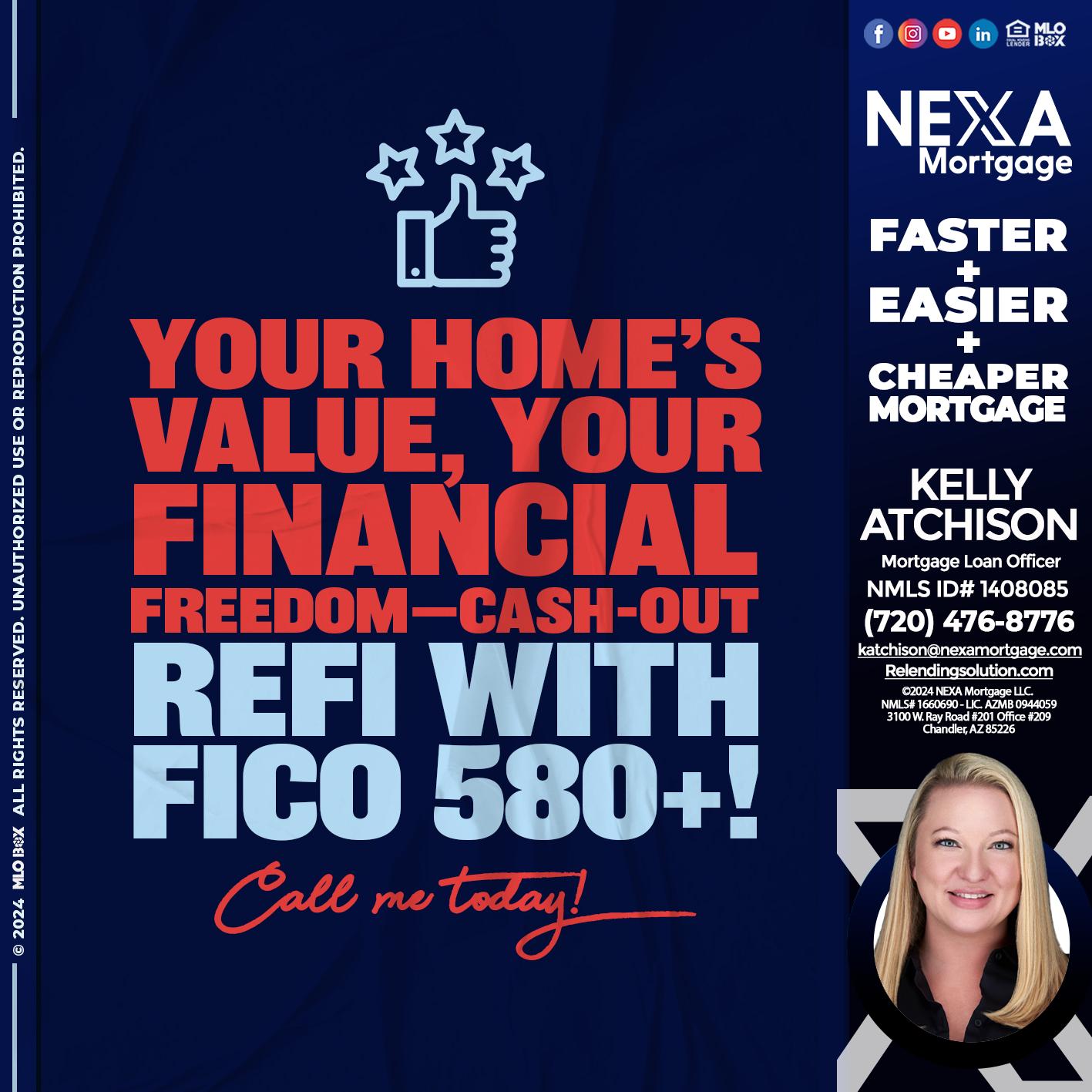 YOUR HOMES VALUE - Kelly Atchison -Mortgage Loan Officer